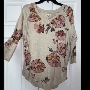 Maurices Floral Fleece Tunic